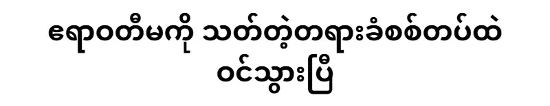 I have seen the chain of the Irrawaddy issue