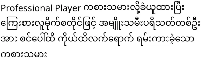 Maung Maung Lwin who physically assaulted a fan